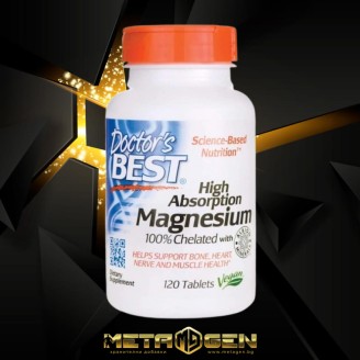 Doctor's Best High Absorption Magnesium Chelated 120 таблетки на супер цена Калций, Магнезий, Цинк