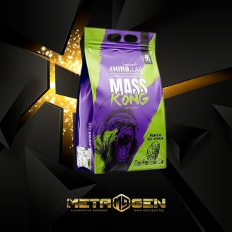 Hero.Lab Mass KONG | Low-Sugar & Fat ~ High-Protein Gainer 3000 гр / 22 дози на супер цена Гейнъри