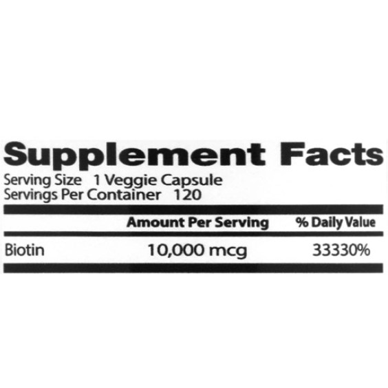 Doctor's Best Biotin 5000 мкг / 120 капсули на изгодни цени Doctor's Best Biotin 5000 мкг / 120 капсули на супер цена Витамин B