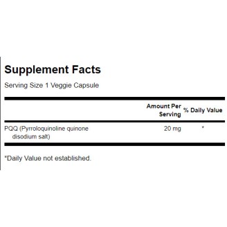 Swanson PQQ Pyrroloquinoline Quinone 20 мг / 30 капсули на супер цена Здраве и тонус