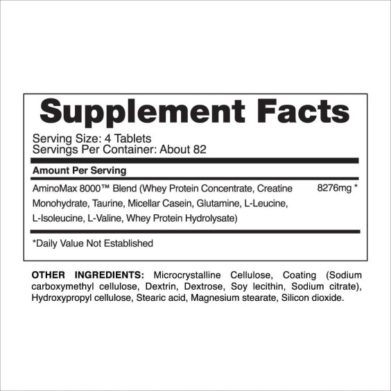 Gaspari Nutrition AminoMax 8000 / 325 таблетки на изгодни цени Gaspari Nutrition AminoMax 8000 / 325 таблетки на супер цена Комплексни аминокиселини