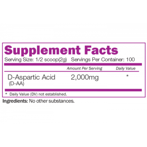 Naturalico D-Aspartic Acid Powder 200 гр на изгодни цени Naturalico D-Aspartic Acid Powder 200 гр на супер цена D Aspartic Acid
