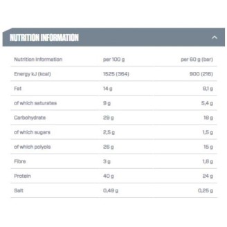 Dymatize Nutrition Elite Layer Bar Box / 18x60 гр на супер цена Барове с малко захар