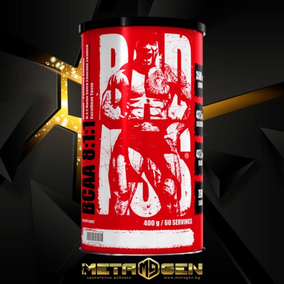 BAD ASS / BCAA 8:1:1 400 грама, 60 Дози. на супер цена Аминокиселини