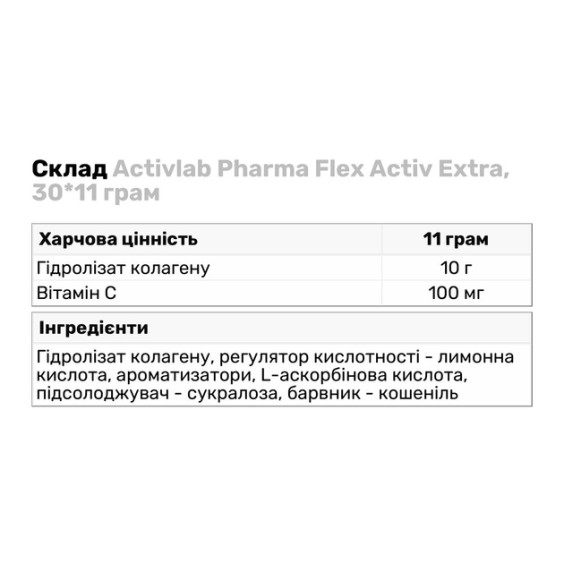 ACTIVLAB FlexActiv Extra 30 сашета x 11 г на изгодни цени ACTIVLAB FlexActiv Extra 30 сашета x 11 г на супер цена Колаген