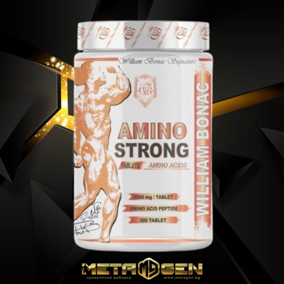 William Bonac THE CORE SERIES AMINO STRONG 300 таблетки / 50 дози на изгодни цени William Bonac THE CORE SERIES AMINO STRONG 300 таблетки / 50 дози на супер цена Аминокиселини