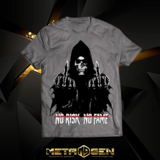 Skull Labs T-Shirt | Grey-Silver на супер цена Фитнес облекло и спортни дрехи
