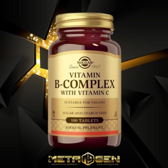 Solgar B-Complex Stress Formula with Vitamin C, 100 tabl на супер цена Витамин B