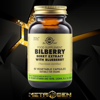Solgar Bilberry Berry Extract with Blueberry 60 капсули  на супер цена Антиоксиданти