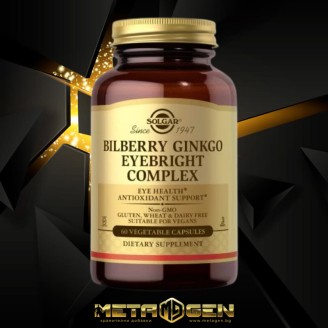 Solgar Bilberry Ginkgo Eyebright Complex 60 капсули Solgar Bilberry Ginkgo Eyebright Complex 60 капсули на супер цена Антиоксиданти