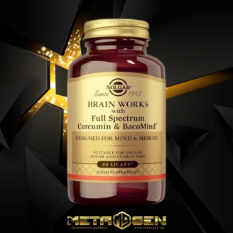 Solgar BrainWorks Full Spectrum / 60 Caps на супер цена Стимулиращи мисловната дейност