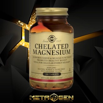 Solgar Chelated Magnesium 100 Mg , 100 tabl Solgar Chelated Magnesium 100 Mg , 100 tabl на супер цена Калций, Магнезий, Цинк