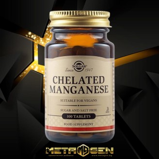 Solgar Chelated Manganese 100 таблетки на супер цена Минерали