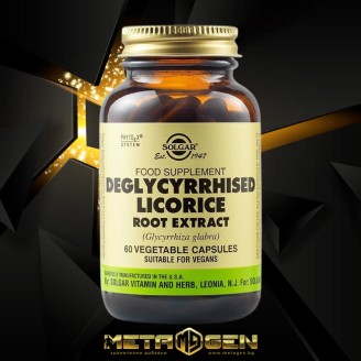 Solgar Deglycyrrhised Licorice Root Extract 60 капсули на супер цена Добавки на растителна и билкова основа