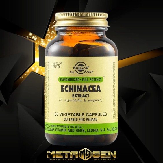 Solgar Echinacea Extract 60 капсули на супер цена Имуностимулатори