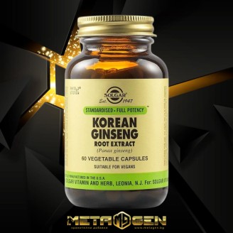 Solgar Korean Ginseng 50 капсули на супер цена Добавки на растителна и билкова основа