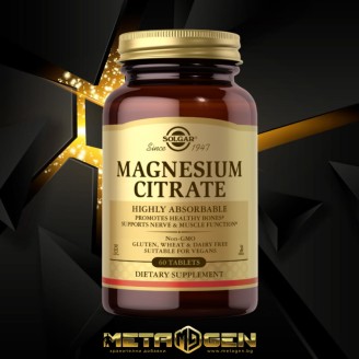 Solgar Magnesium Citrate, 60 tabl Solgar Magnesium Citrate, 60 tabl на супер цена Калций, Магнезий, Цинк