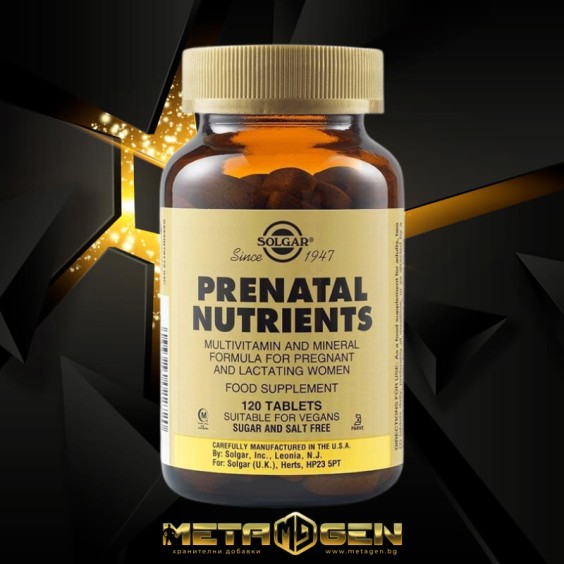 Solgar Prenatal Nutrients 120 таблетки на изгодни цени Solgar Prenatal Nutrients 120 таблетки на супер цена Витамини за бременни и кърмачки