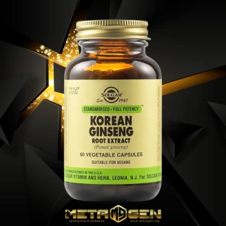 SOLGAR SFP Korean Ginseng Root Extract 60 растителни капсули на супер цена Добавки на растителна и билкова основа