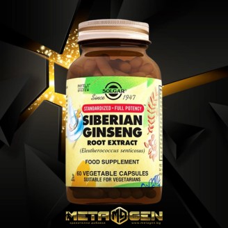 Solgar Siberian Ginseng Root Extract 60 капсули на супер цена Добавки на растителна и билкова основа