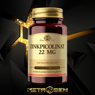 Solgar Zinc Picolinate 22 Mg, 100 tab на супер цена Калций, Магнезий, Цинк