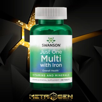 Swanson Multi With Iron-Century Formula 130 таблетки на супер цена Мултивитамини