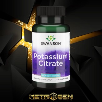 Swanson Potassium Citrate 99mg. / 120 Caps на супер цена Калий