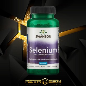 Swanson Selenium L-Selenomethionine 100 мг / 200 капсули на супер цена Имуностимулатори