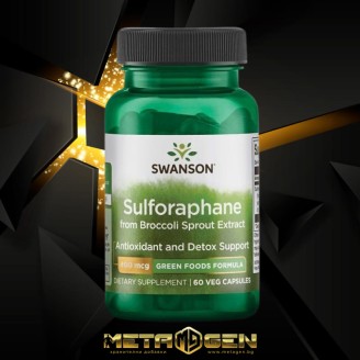 Swanson Sulforaphane from Broccoli Sprout Extract 400 мг / 60 капсули на супер цена Хранителни добавки за черен дроб