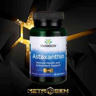 Swanson Astaxanthin 4 мг / 60 гел капсули на супер цена Антиоксиданти