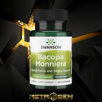 Swanson Bacopa Monniera 10:1 Extract 90 капсули  на супер цена Адаптогени, Ашваганда
