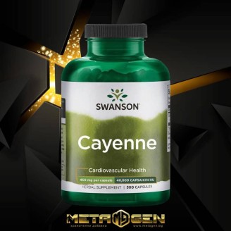 Swanson Cayenne на супер цена Добавки на растителна и билкова основа