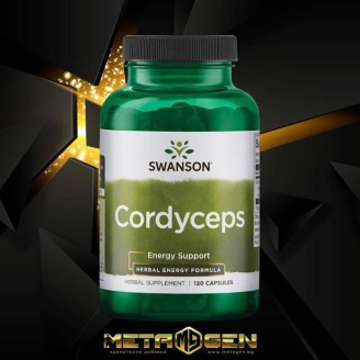 Swanson Cordyceps 600 мг / 120 капсули на супер цена Адаптогени, Ашваганда