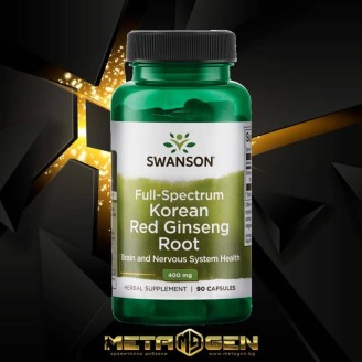 Swanson Full-Spectrum Korean Red Ginseng Root - 90 caps на супер цена Добавки на растителна и билкова основа