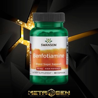 Swanson High-Potency Benfotiamine 160 мг / 60 капсули на супер цена Витамин B