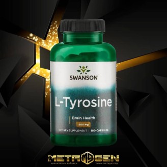 Swanson L-Tyrosine 100 капсули на супер цена В свободна форма