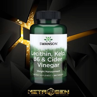Swanson Lecithin, Kelp, B-6, & Cider Vinegar 240 таблетки на супер цена Имуностимулатори