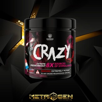 SWEDISH Supplements Crazy 8 / Extreme PreWorkout 260 гр / 26 Дози SWEDISH Supplements Crazy 8 / Extreme PreWorkout 260 гр / 26 Дози на супер цена Азотни бустери / напомпващи