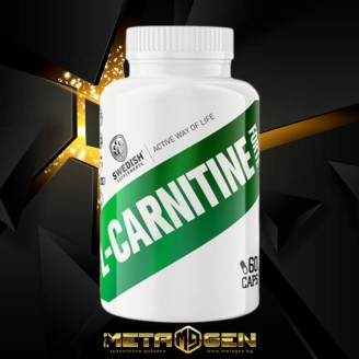 SWEDISH SUPPLEMENTS L-Carnitine Forte / Carnipure® + Acetyl / 60 Caps на супер цена Изгаряне на мазнини