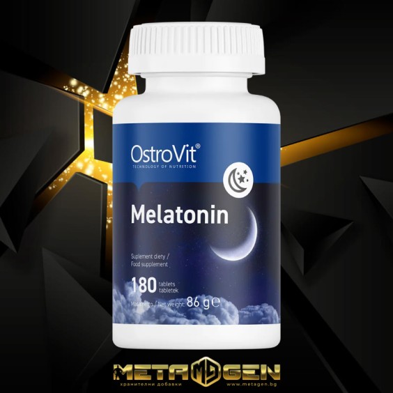 OstroVit Melatonin 8000 мг / 180 таблетки на изгодни цени OstroVit Melatonin 8000 мг / 180 таблетки на супер цена Хранителни добавки за сън
