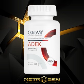 OstroVit PHARMA ADEK / Vitamin A + D + E + K / 200 таблетки на супер цена Витамини от А до Я