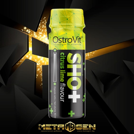 OstroVit Pre-Workout Shot 80 мл / 1 Доза на супер цена Азотни бустери / напомпващи