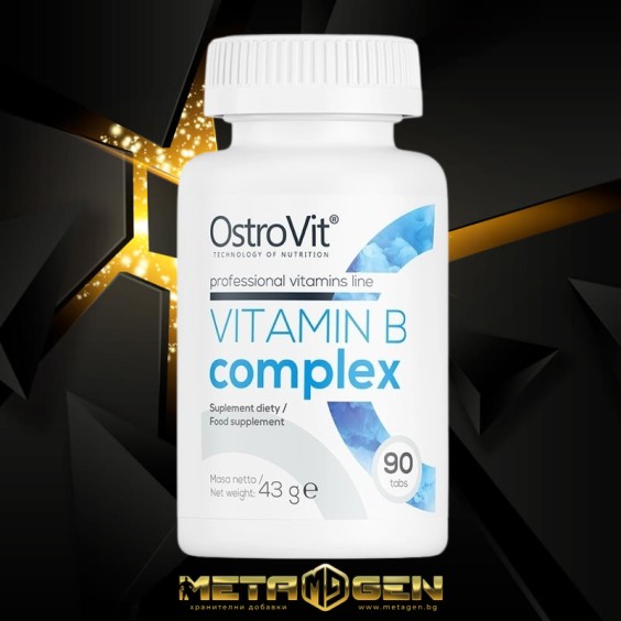 OstroVit Vitamin B Complex + C & E 90 Таблетки / 90 Дози на супер цена Витамин B