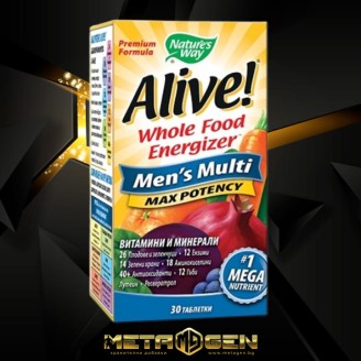 Natures Way Alive!® Men's Multi Max Potency / 30 таблетки на супер цена Витамини за мъже