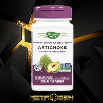 Natures Way Artichoke Standardized 60 Caps. на супер цена Хранителни добавки за черен дроб