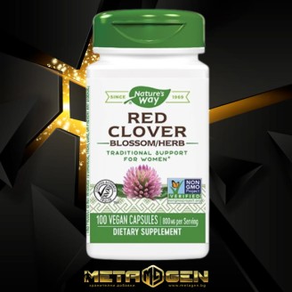 Natures Way Red Clover Blossom & Herb 100 капсули на супер цена Добавки на растителна и билкова основа