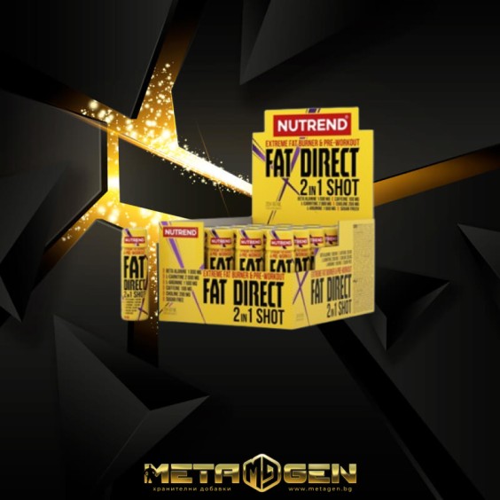 Nutrend FAT Direct Shot 20х60 мл на изгодни цени Nutrend FAT Direct Shot 20х60 мл на супер цена Фет бърнъри