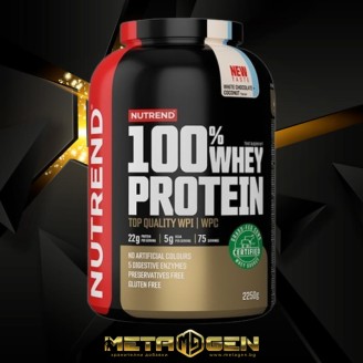 Nutrend 100% Whey Protein 2250 - Gluten Free  на супер цена Протеини