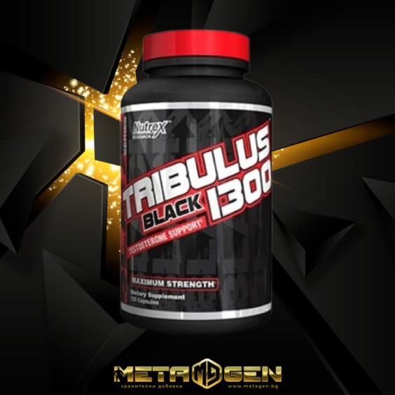 Nutrex Tribulus Black-1300 120 капсули на супер цена Трибулус Терестрис / Бабини зъби