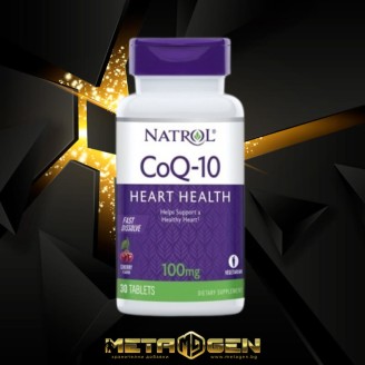 Natrol CoQ-10 Fast Dissolve 100 мг / 30 таблетки на супер цена Коензим Q10